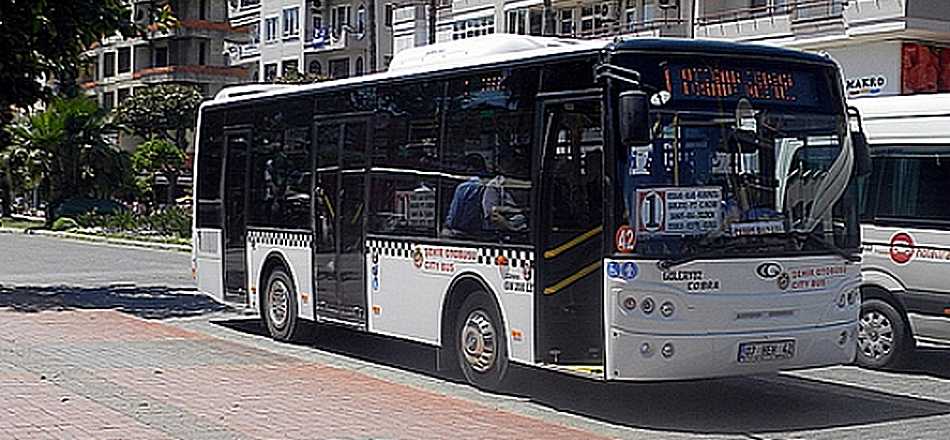 Автобус 1 Аланья - маршрут