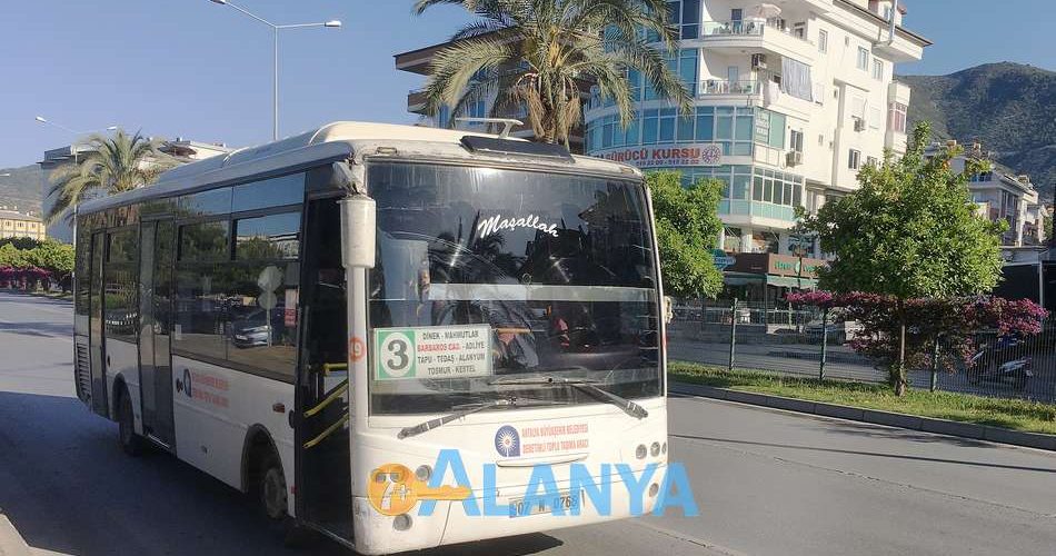 Автобус 3 Аланья - маршрут