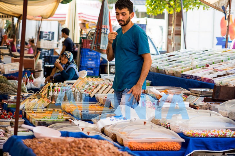Аланья, Турция. Фото. Рынок. Фрукты и овощи, цены.