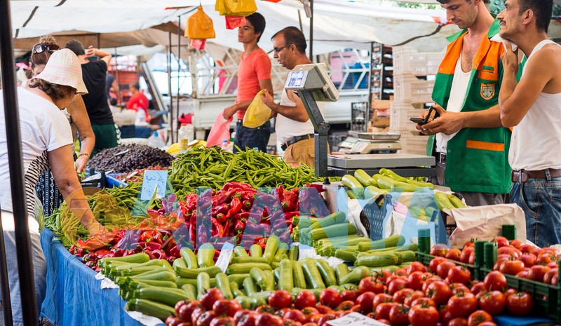 Аланья, Турция. Фото. Рынок. Фрукты и овощи, цены.