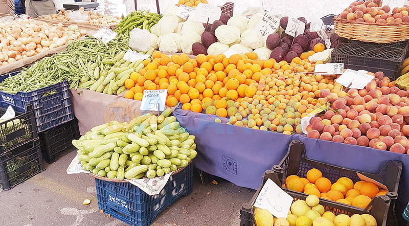 Цены на рынках в Аланье в июне - фрукты и овощи