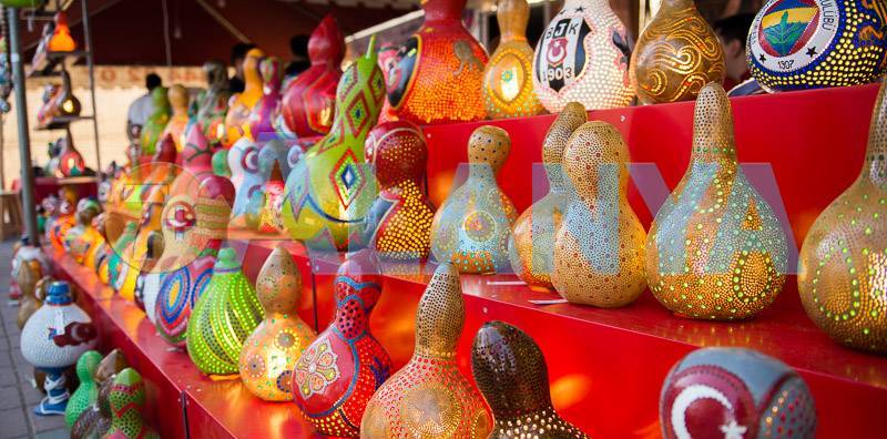 Сувениры из Турции, что привезти. Фото. Светильники из тыквы.